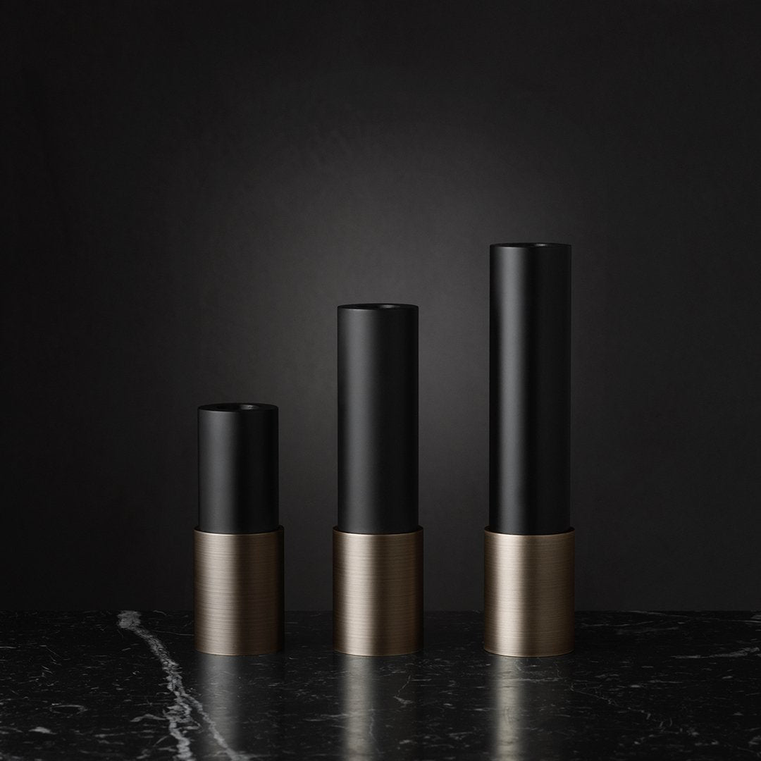 Gubi Space Copenhagen Candlestick - Modern Scandinavian Candle Holder for Home Decor, Dining Table, and Wedding Centerpieces