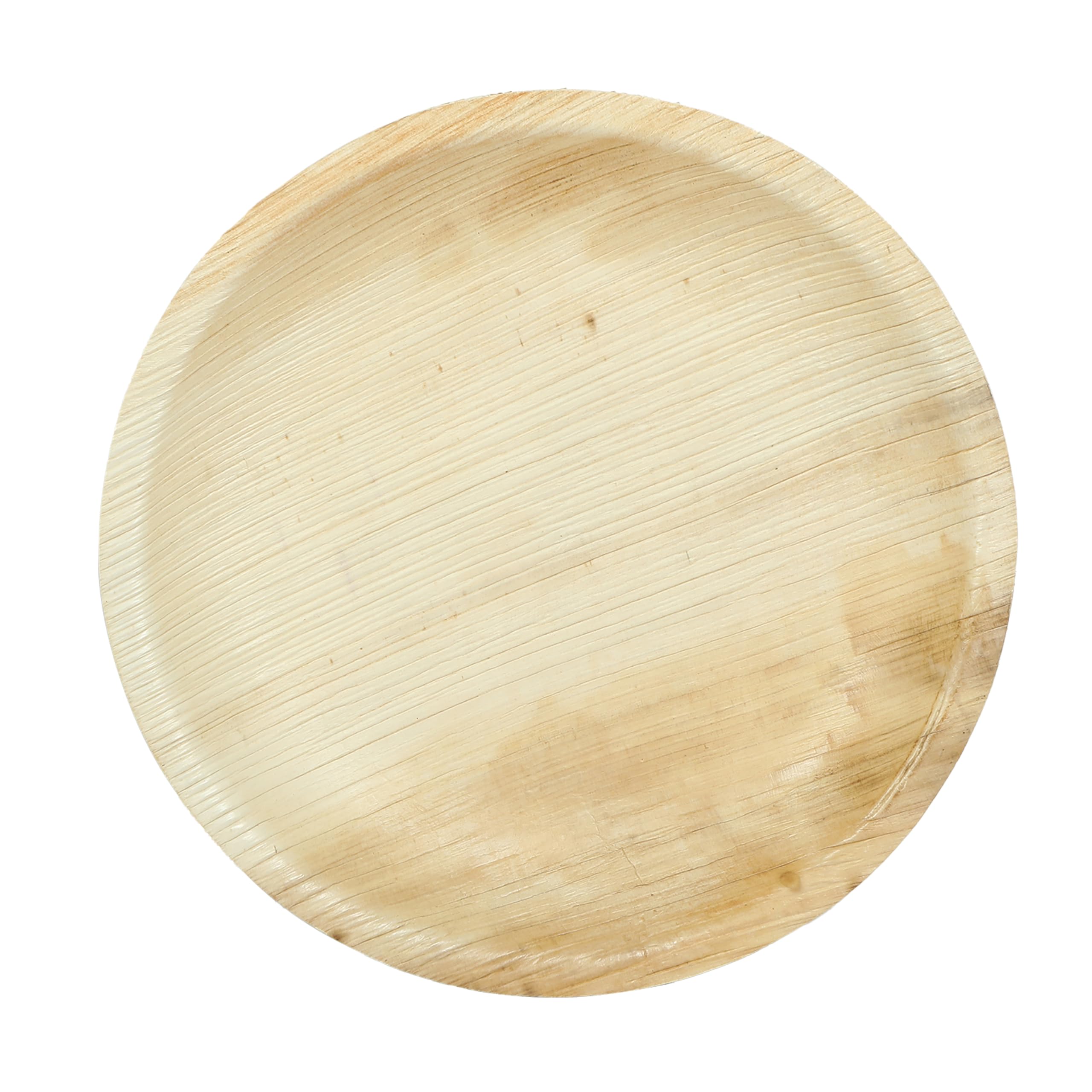 Clazkit 25 Pack 6 Inch Round Areca Palm Leaf Plates - Eco Friendly Biodegradable Disposable Plates for Pasta, Soup, Snacks - Perfect for Birthday Parties, Weddings & Events - Sustainable Alternative to Wooden Bamboo Plates - Ideal for Outdoor Dining, Picnics & Catering