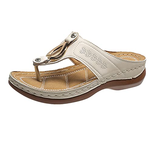 Z01-beige-slides for Women