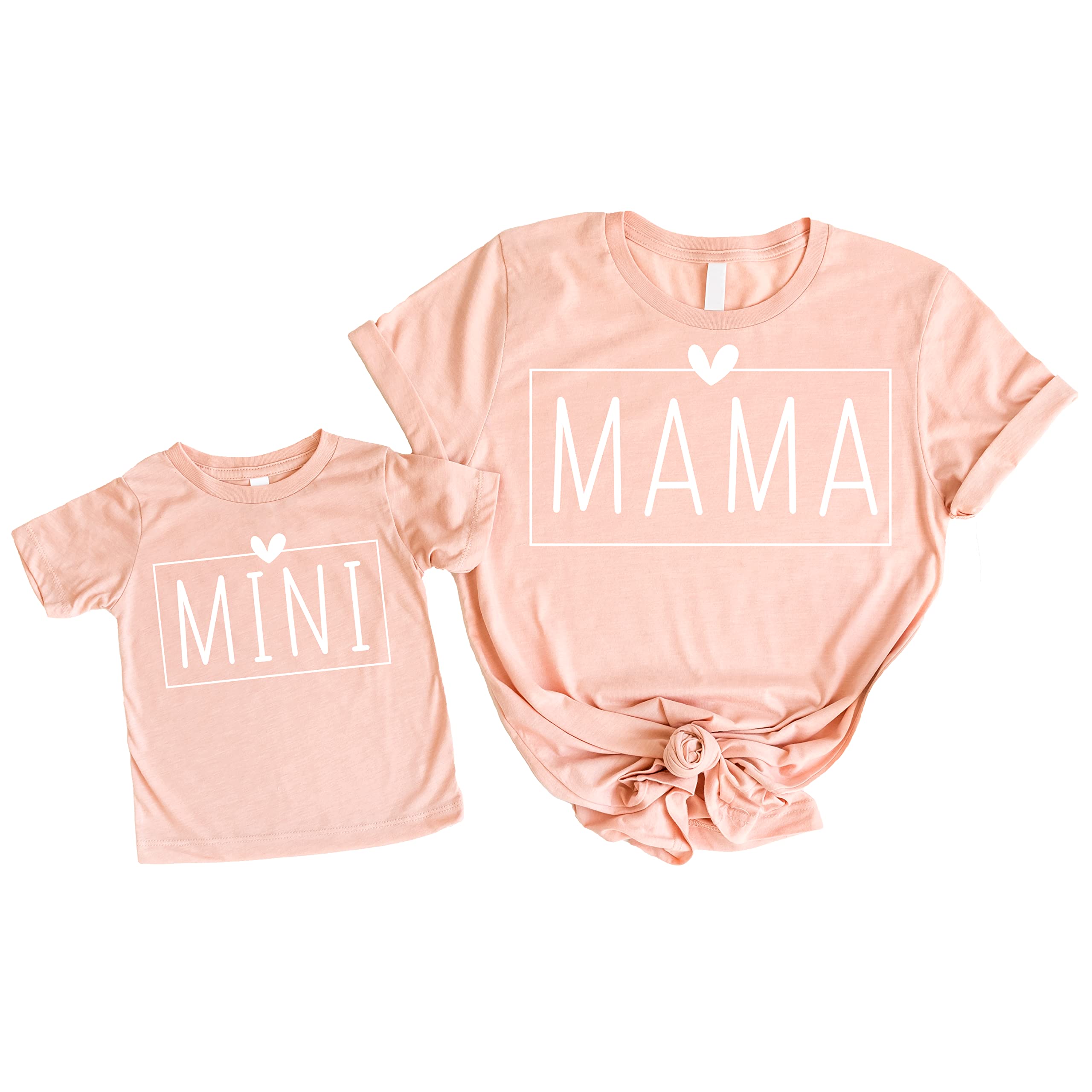 Mama and Mini Box Matching Outfits - Mother Daughter Matching Clothes Set - Cute Family Outfits for Women and Girls - Perfect for Holidays, Photos, and Special Occasions