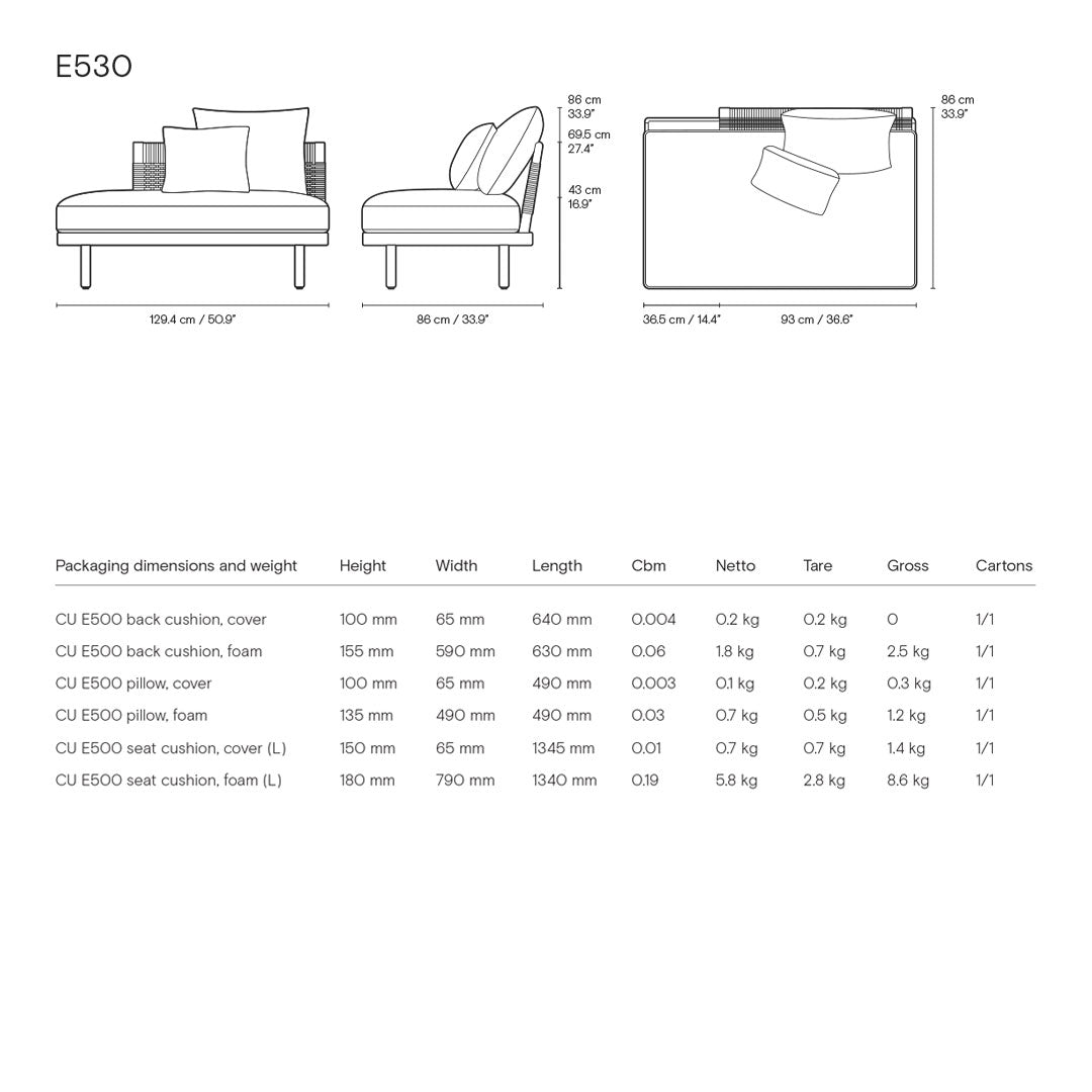 Outdoor Patio Sofa Set with Cushions - 3-Piece Pre-Assembled Furniture for Garden, Backyard, or Poolside Relaxation
