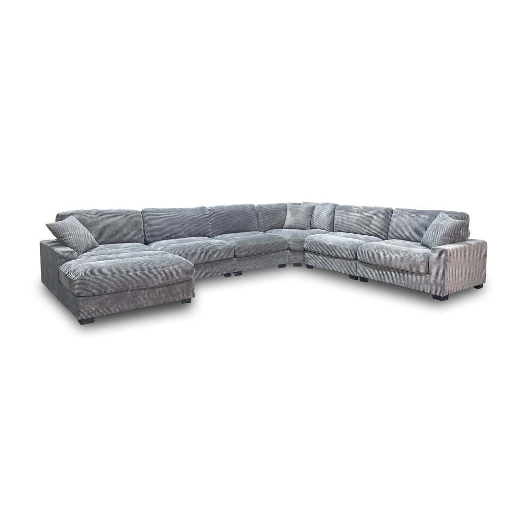 Arizona Sectional Sofa with Chaise Lounge - Modern L-Shaped Couch for Living Room, Family Room & Home Theater Comfort