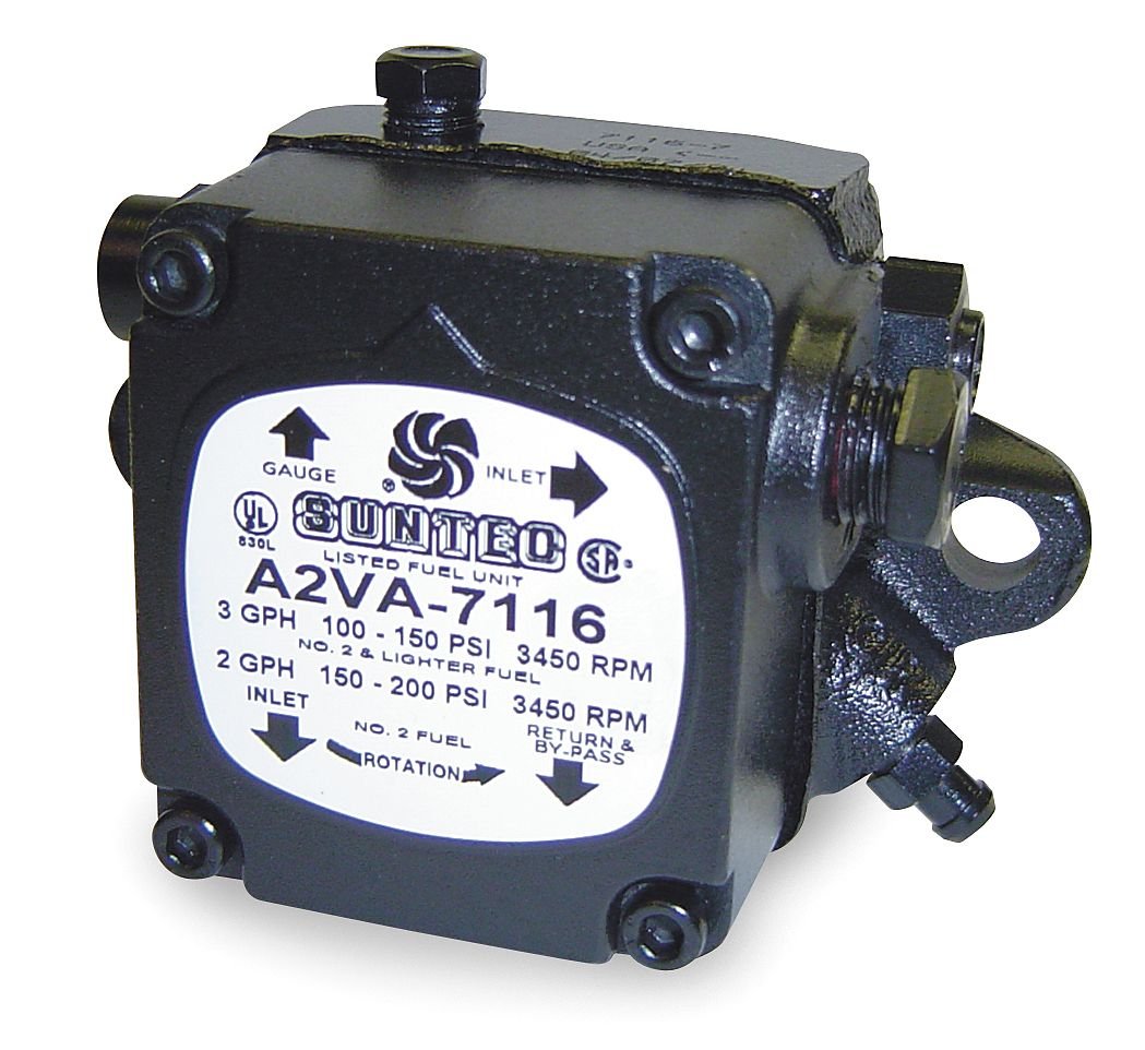 High-Pressure Oil Burner Pump 3450 RPM 7 GPH 100-200 PSI - Ideal for Home Heating Systems, Boilers & Industrial Equipment