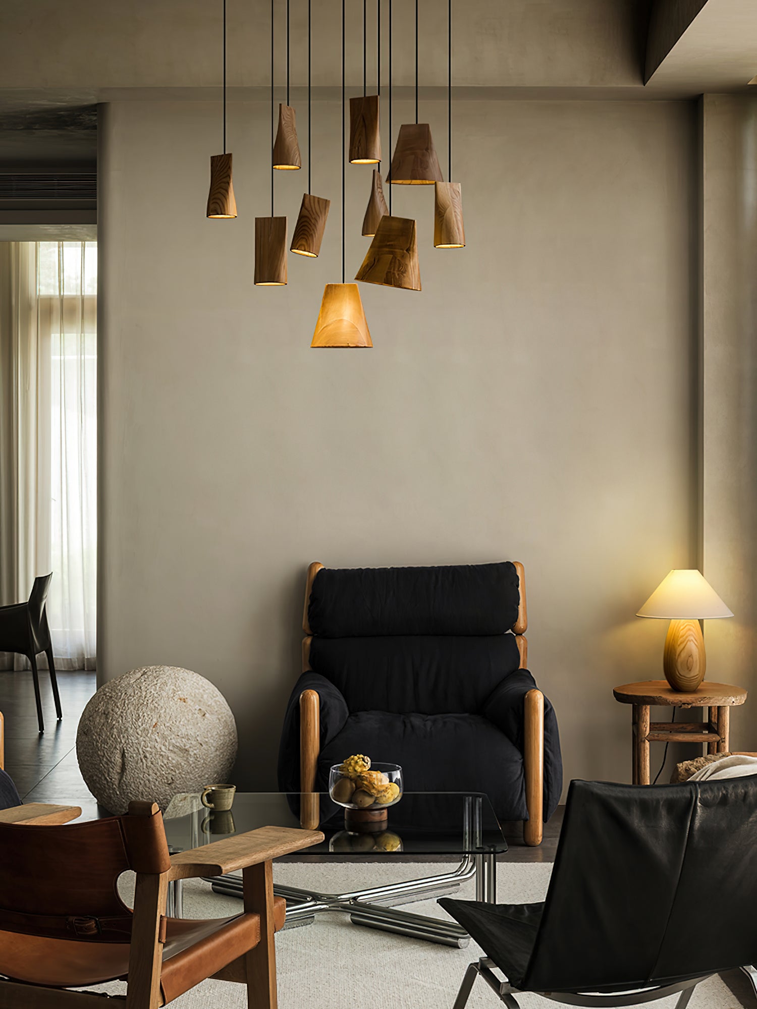 Bellwood Pendant Lamp - Modern Hanging Light Fixture for Kitchen, Dining Room & Living Room | Dimmable LED Chandelier with Adjustable Height | Perfect for Home Decor & Interior Design