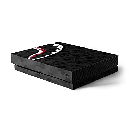 Skinit Shark Teeth Grey Street Camo Gaming Skin Decal for Xbox One X Console - Durable Protective Cover for Gaming Setups & Home Entertainment Systems