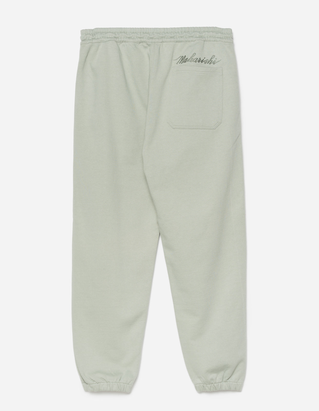 4623 Maharishi Organic Cotton Sweatpants for Men - Eco-Friendly Sage Green Joggers | Comfortable Lounge Pants for Yoga, Gym & Casual Wear