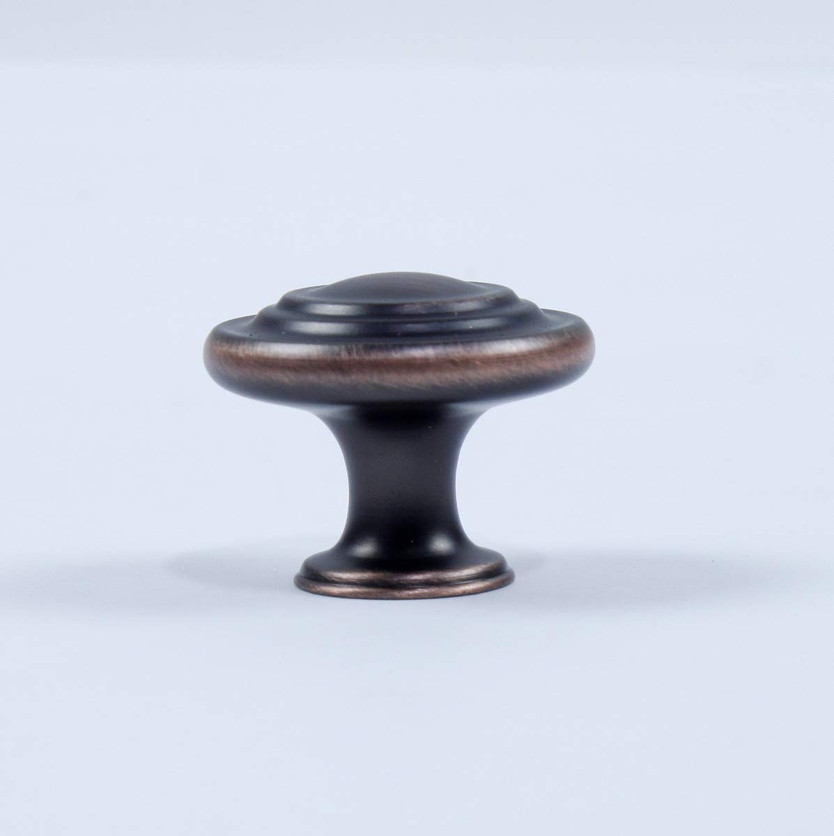 250 Pack Century Builders Choice Oil Rubbed Bronze Cabinet Knobs 1-1/4 Inch Diameter - Elegant Vanity Drawer Pulls for Kitchen, Bathroom & Furniture Upgrade (07015-OBH)
