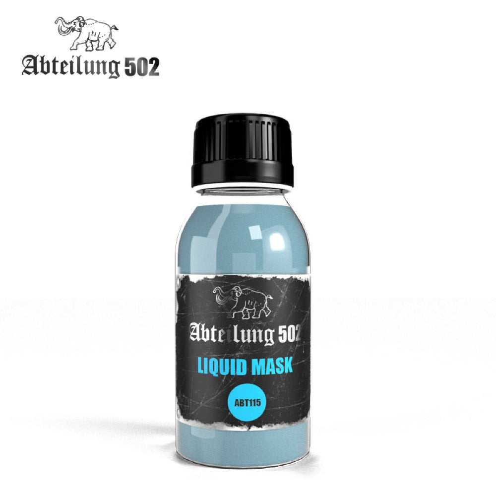 Abteilung 502 115 Liquid Mask for Oil Painting - 100mL Bottle - Protect Canvas & Create Fine Details - Perfect for Artists & Hobbyists