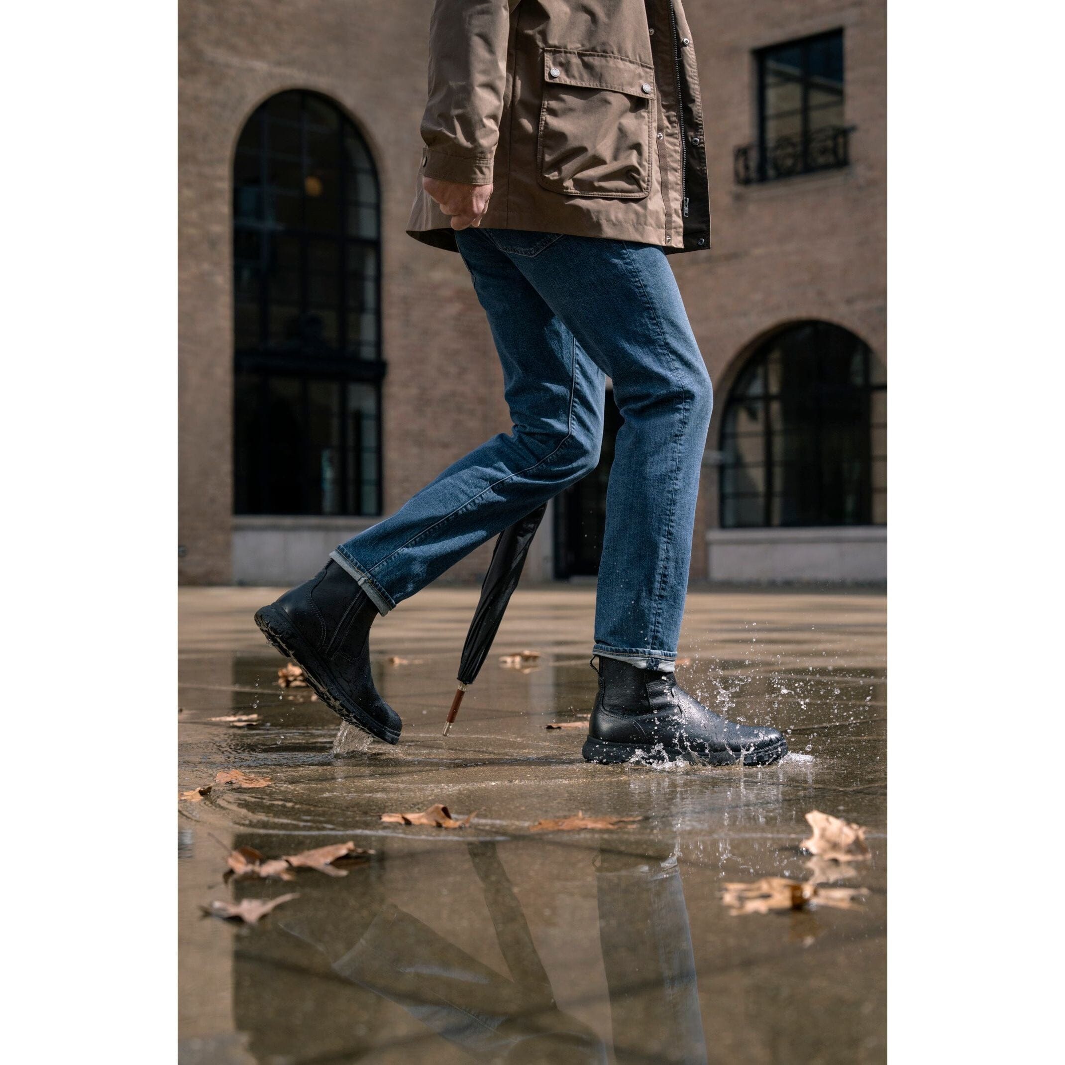Florsheim Lookout Plain Toe Side Zip Boot - Stylish & Comfortable Men's Ankle Boots for Casual Wear & Outdoor Activities