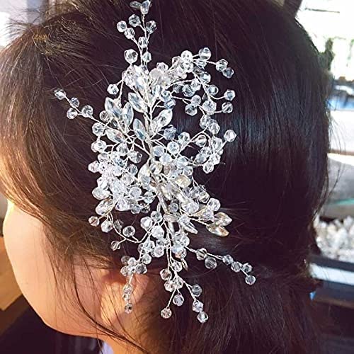 XIXIDIAN Elegant Rhinestone Crystal Bridal Headpiece – Wedding Hair Accessories for Women, Perfect for Banquets, Proms, and Special Occasions