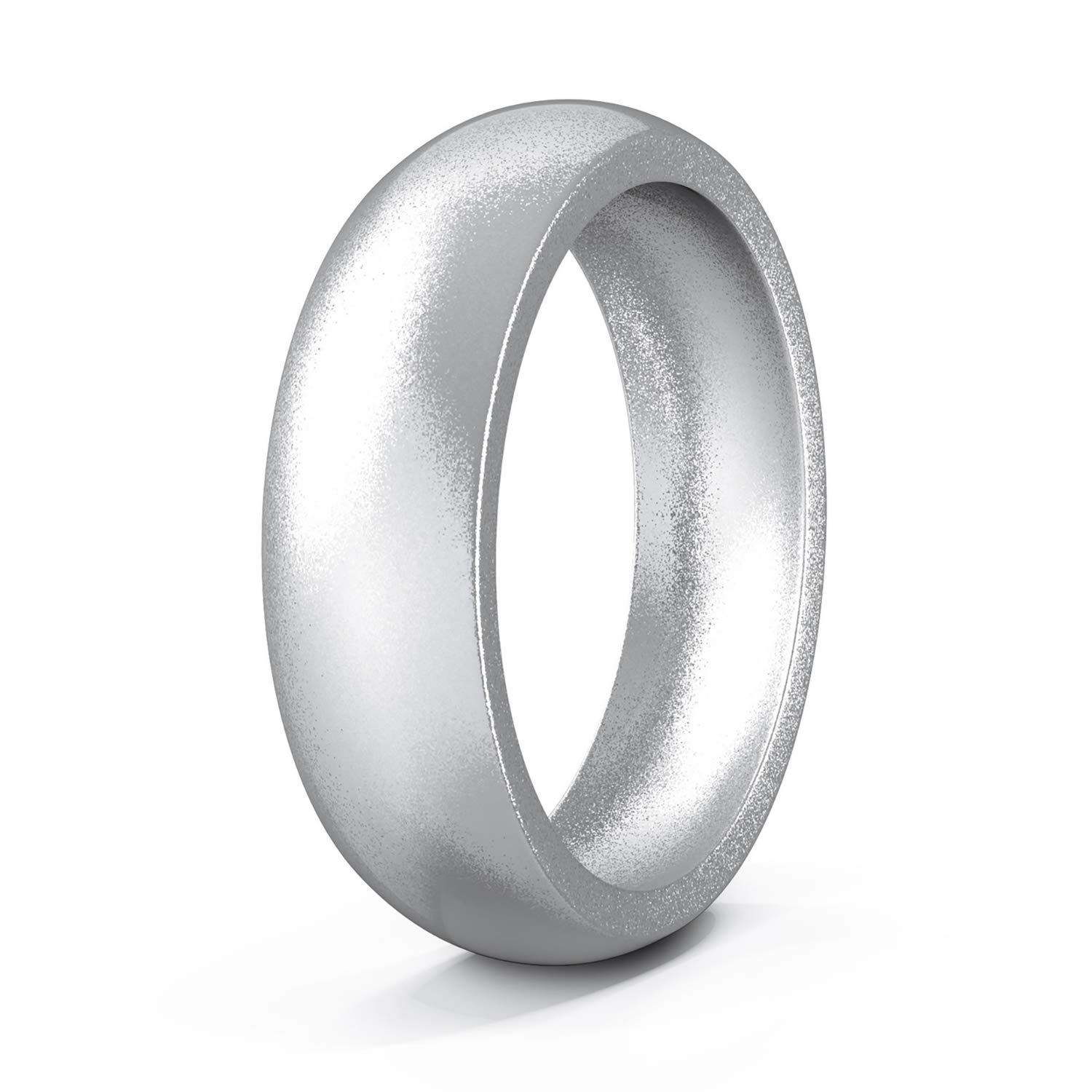 Silicone Wedding Bands for Men & Women - Comfortable, Durable, Thin Rubber Rings for Exercise, Gym, Swimming & Outdoor Activities