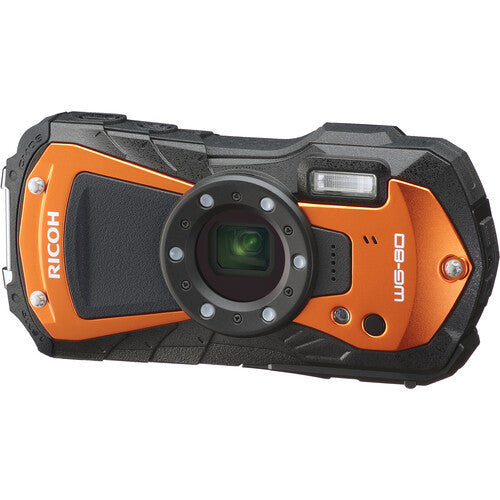 Ricoh WG 80 Waterproof Digital Camera 16MP 5x Zoom - Underwater Photography, Hiking & Outdoor Adventures