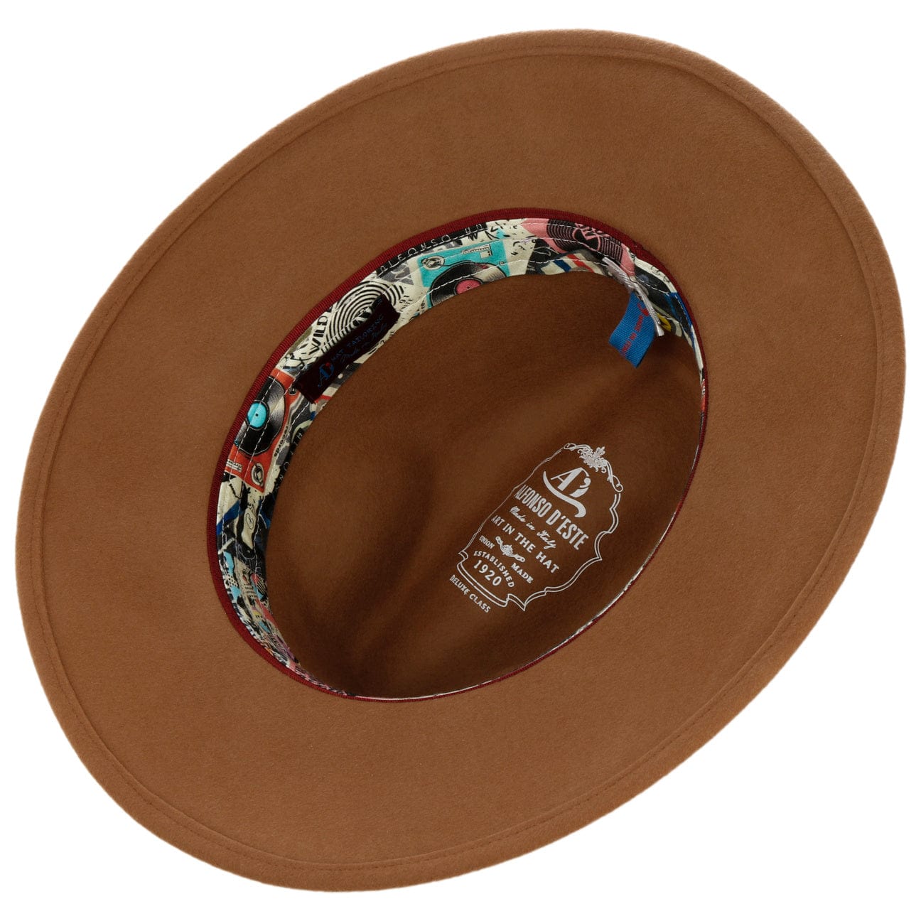 Stylish Paisley Crown Wool Hat by Alfonso D'Este - Winter Fashion Accessory for Men & Women - Perfect for Outdoor Activities, Travel, and Cold Weather