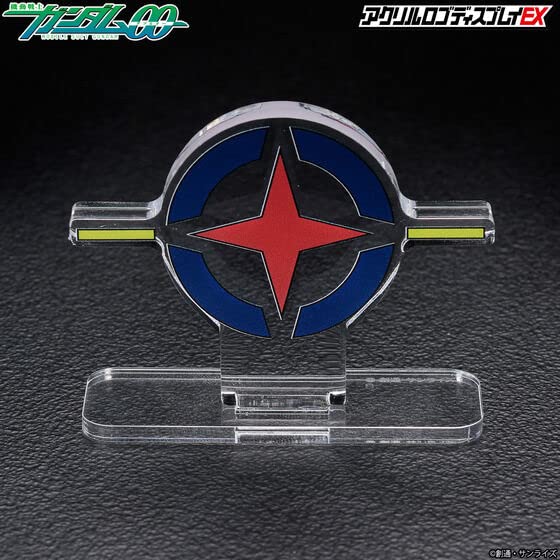 Bandai Gundam AEU Symbol Acrylic Logo Display Stand - Perfect for Anime Collectors & Model Kit Enthusiasts - Great for Desktop Decoration & Gundam Model Showcase