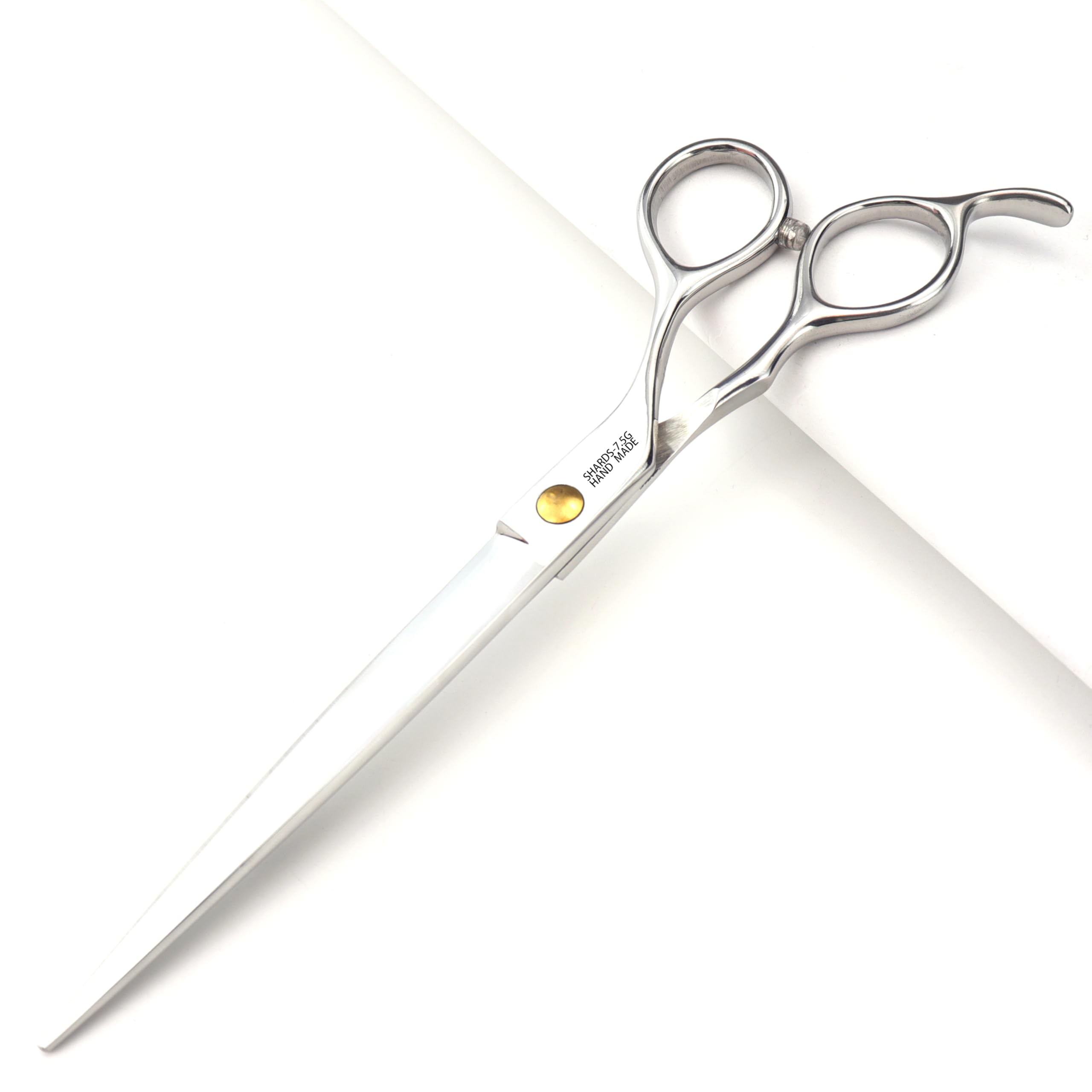 7.5 Inch Stainless Steel Pet Grooming Scissors - Professional Dog & Cat Hair Cutting Shears for Styling & Trimming | Perfect for Home Grooming, Pet Salons & DIY Pet Care