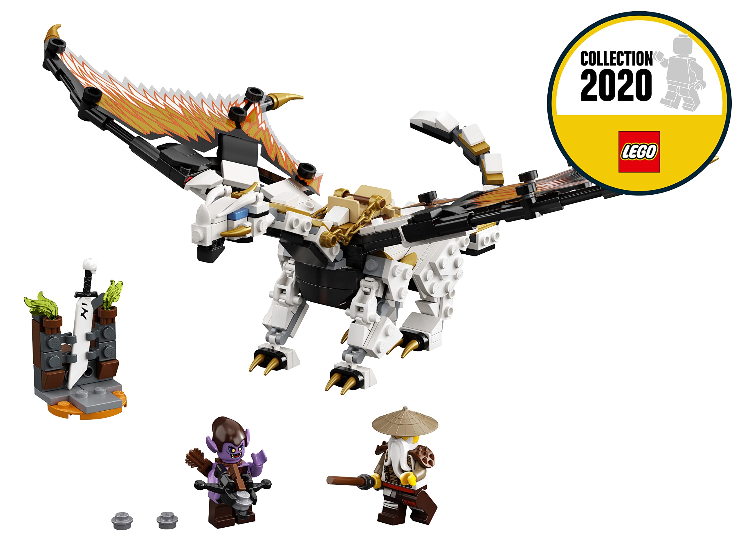 LEGO 71718 Ninjago Wu's Dragon Building Set - Epic Ninja Action Toy for Kids & Collectors | Perfect for Creative Play & Display