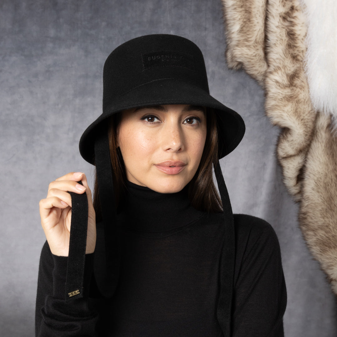 Jonah Wool Felt Bucket Hat for Men & Women - Soft & Warm Winter Beanie with Brim - Perfect for Outdoor Activities, Hiking, and Fashion Accessories