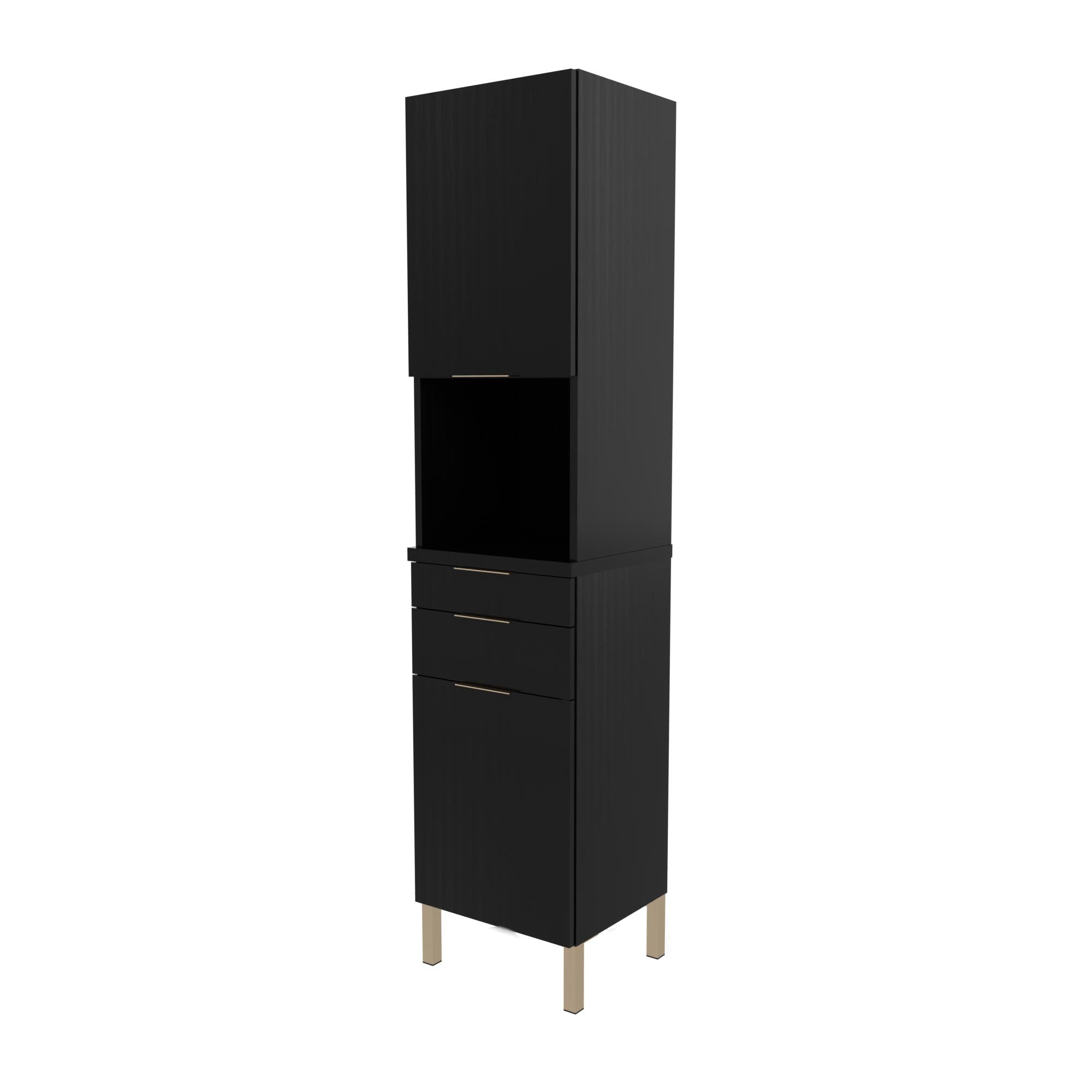 Aspen Tower Styling Station with Metal Legs - Professional Salon Hair Styling Table for Home & Salon Use - Perfect for Hairdressers, Makeup Artists & Beauty Professionals