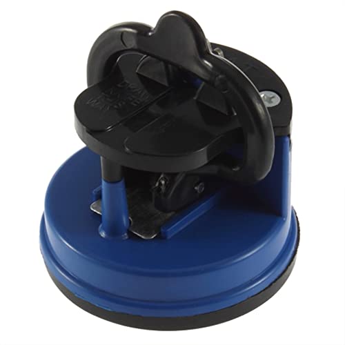 Premium Knife Sharpener Scissors Grinder - Secure Suction Base Chef's Kitchen Tool for Sharpening Knives & Scissors - Ideal for Home Kitchens, Professional Chefs & Outdoor Cooking