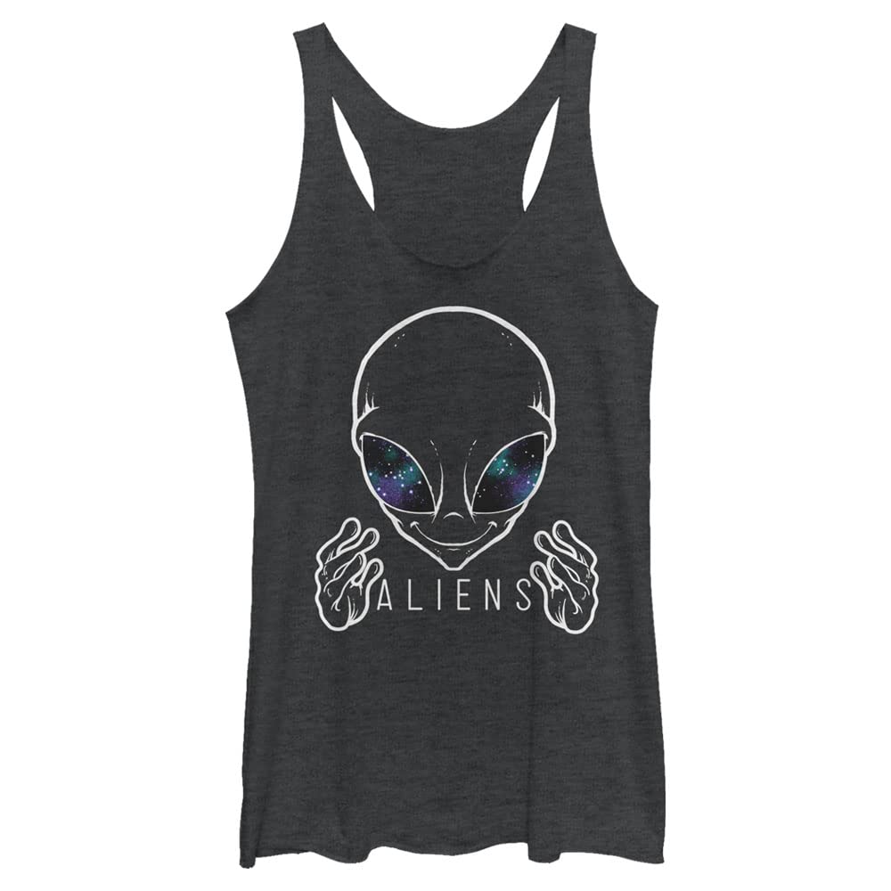 Black Alien Women's Racerback Tank Top - Gym & Summer Wear