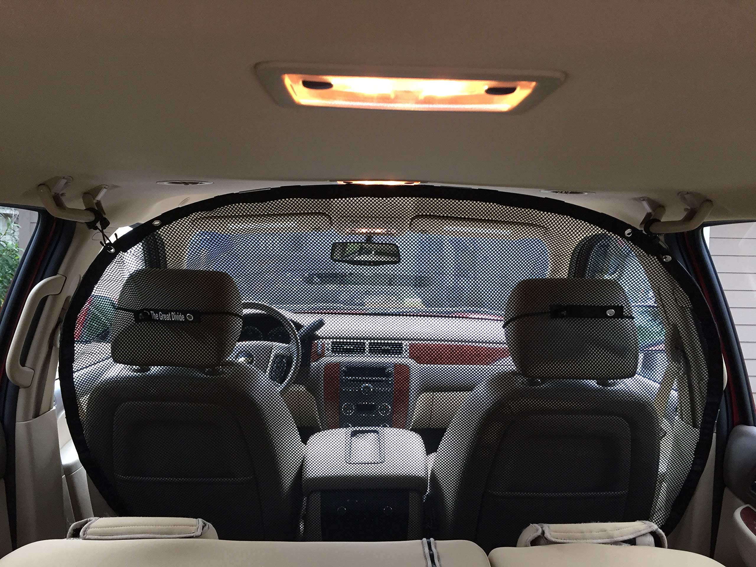 The Great Divide Pet Travel Barrier - Heavy Duty Car Divider for Dogs & Cats - Perfect for SUVs, Trucks & Vans - Keep Pets Safe During Road Trips & Travel