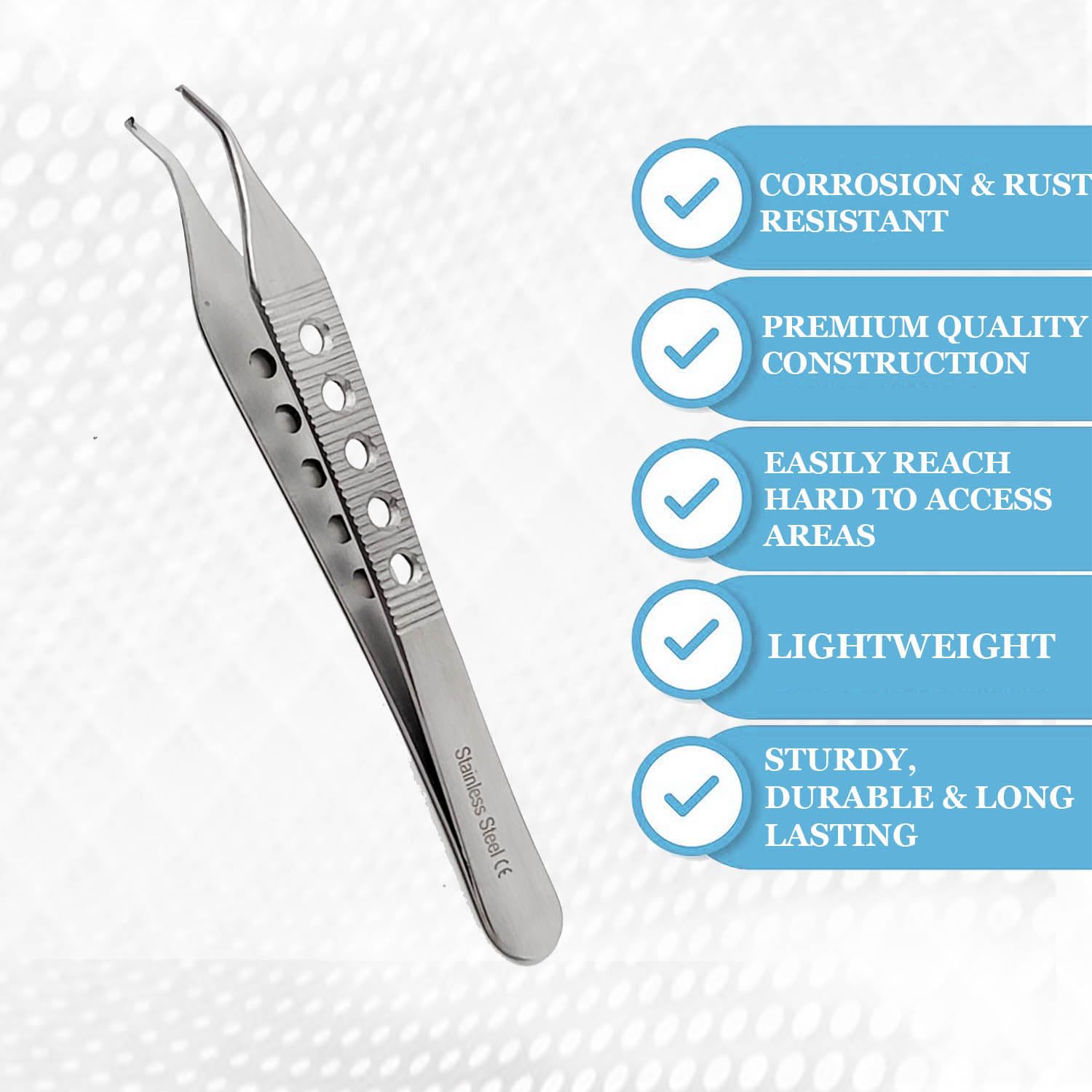 Premium Quality Adson Tissue Forceps 1x2 Teeth, 4.75