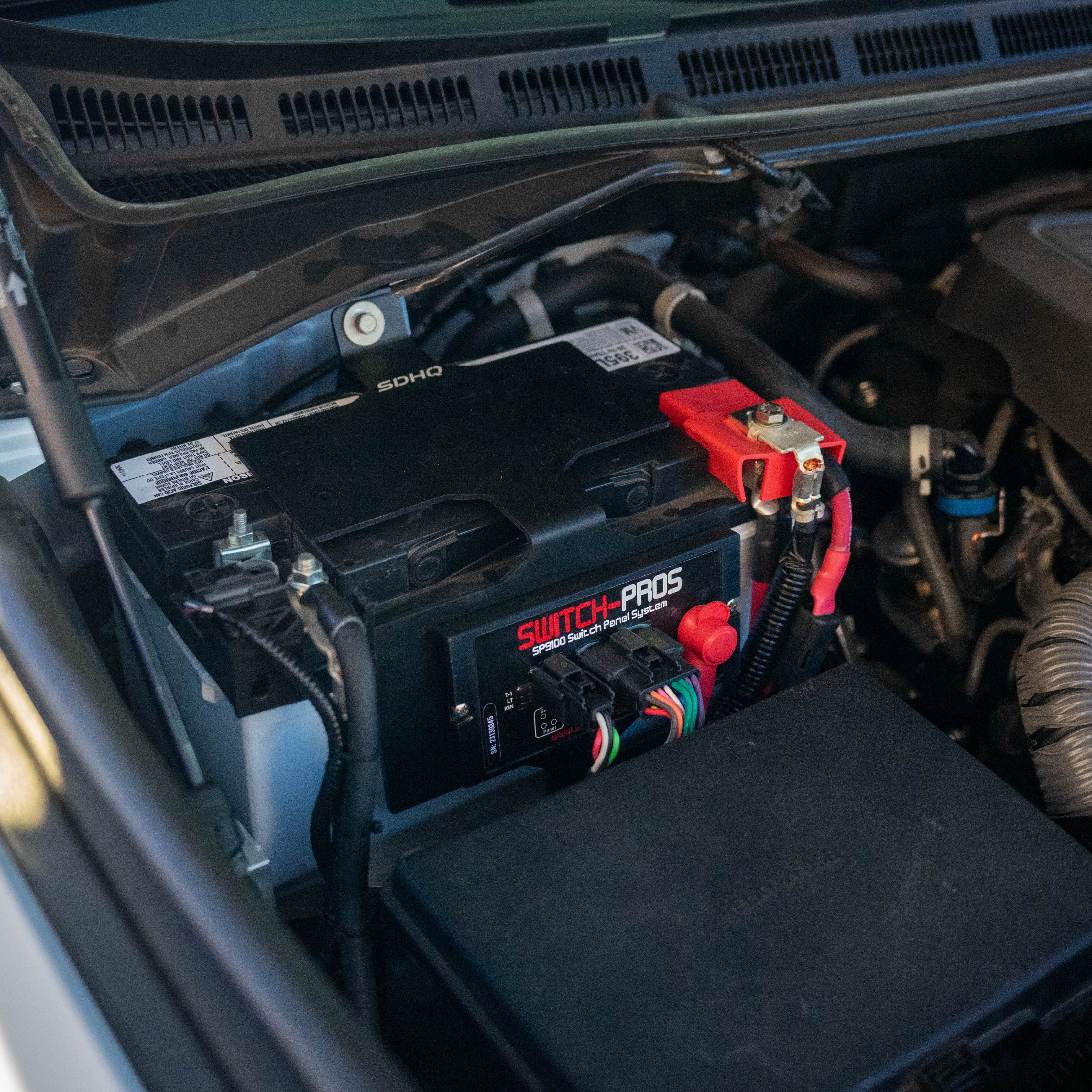 2022-2024 Toyota Tundra SDHQ Built Switch Pros Power Module Mount - Off-Road Accessory for Enhanced Vehicle Control & Electrical System Management
