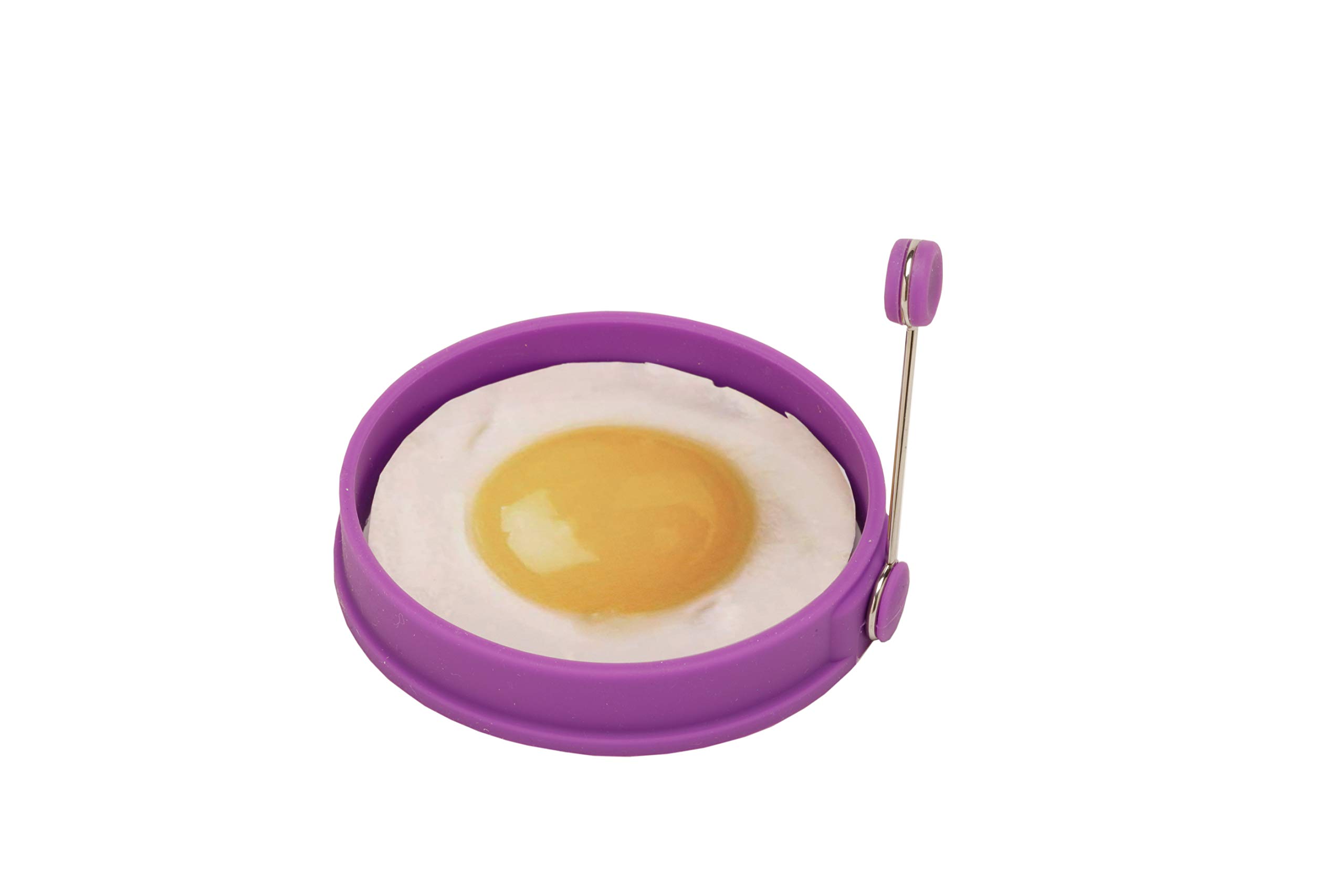 Non-Stick Silicone Egg & Pancake Rings Set - Perfect for Breakfast, Baking, and Cooking - Ideal for Pancakes, Eggs, and Crepes