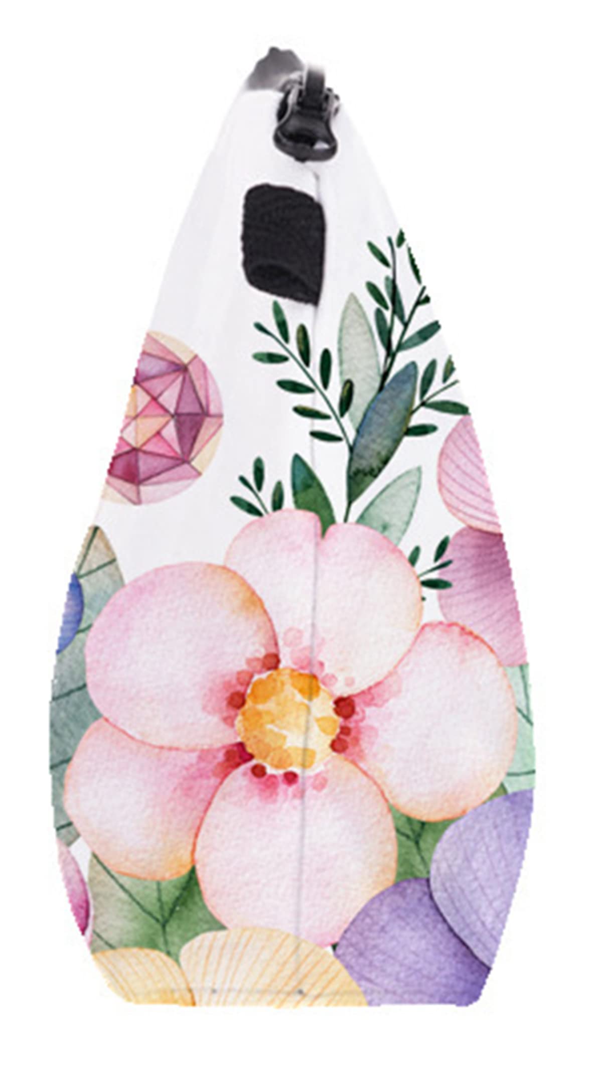 FAVORTALK Floral Toiletry Bag for Women - Waterproof Cosmetic Makeup Pouch with Zipper, Portable Travel Makeup Bag for Girls - Perfect for Travel, Gym, and Everyday Use B0906
