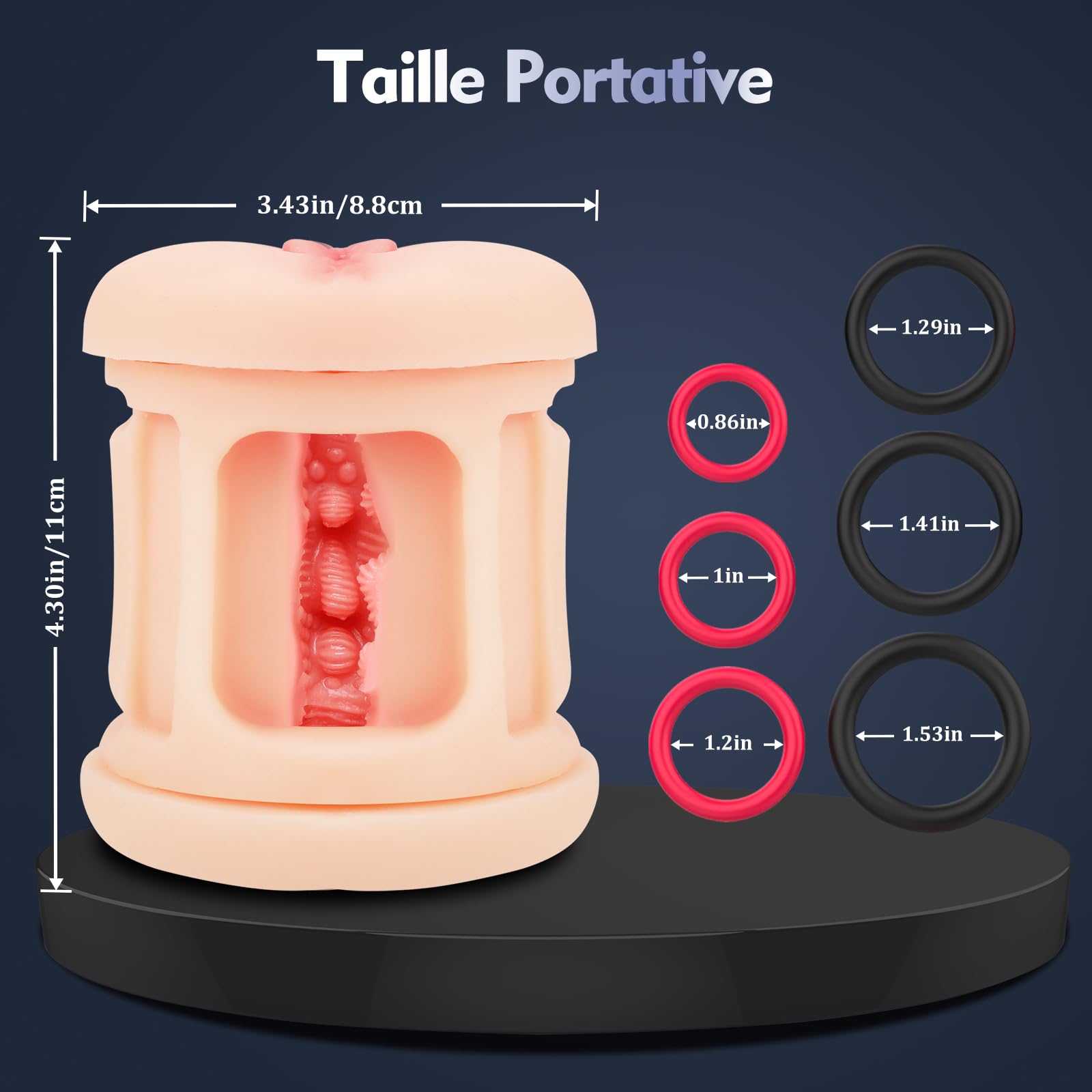 Realistic Vibrating Male Masturbator - Automatic Penis Stimulator with Open Tip & 9 Powerful Vibration Modes - Adult Sex Toys for Men - Perfect for Solo Play & Couples Intimacy