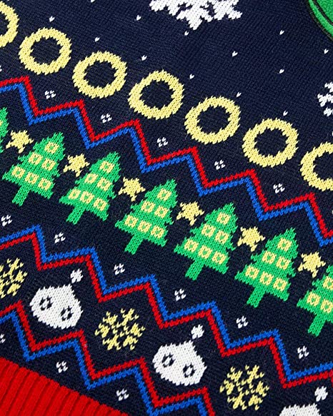 Sonic the Hedgehog Ugly Christmas Sweater - XL Size for Adults | Fun Holiday Party Outfit & Gift for Gamers