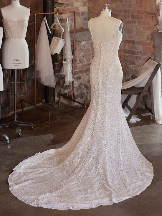 Maggie Sottero Dover Wedding Dress - Elegant Lace Bridal Gown for Church Ceremony & Formal Reception