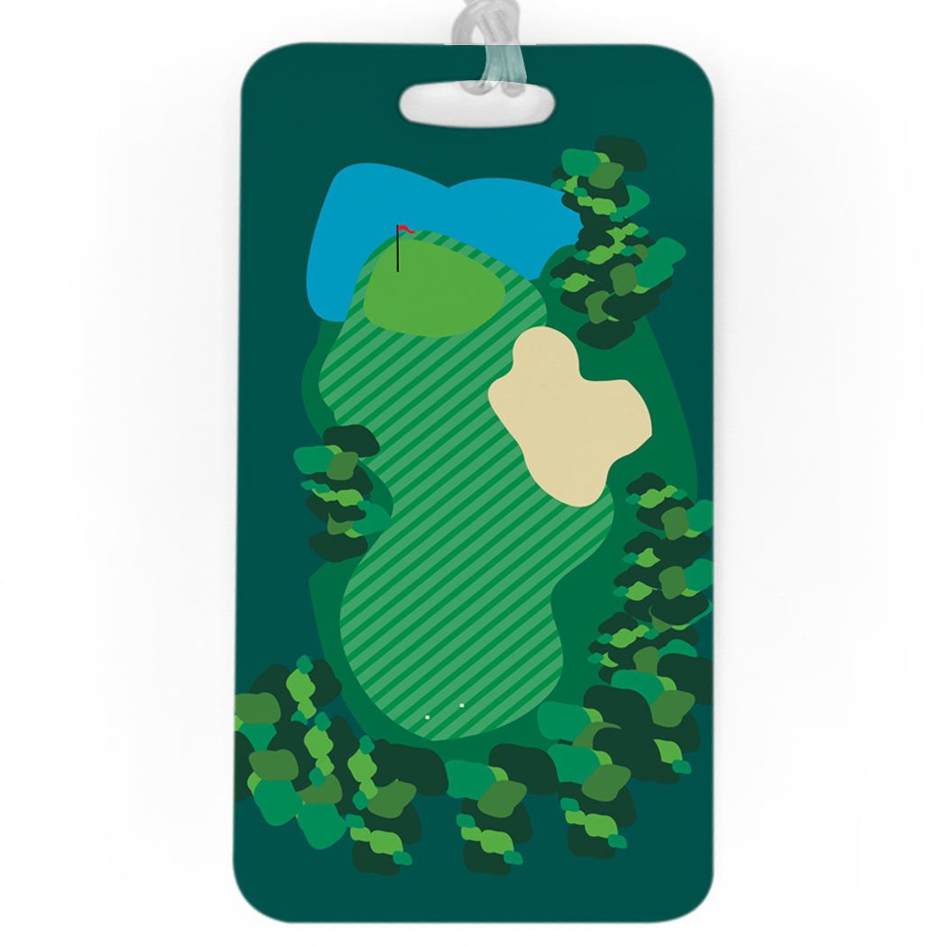 Custom Golf Bag Tag with Personalized Info - Durable Luggage Tag for Golf Courses & Travel - Perfect for Golfers, Tournaments & Travel Accessories