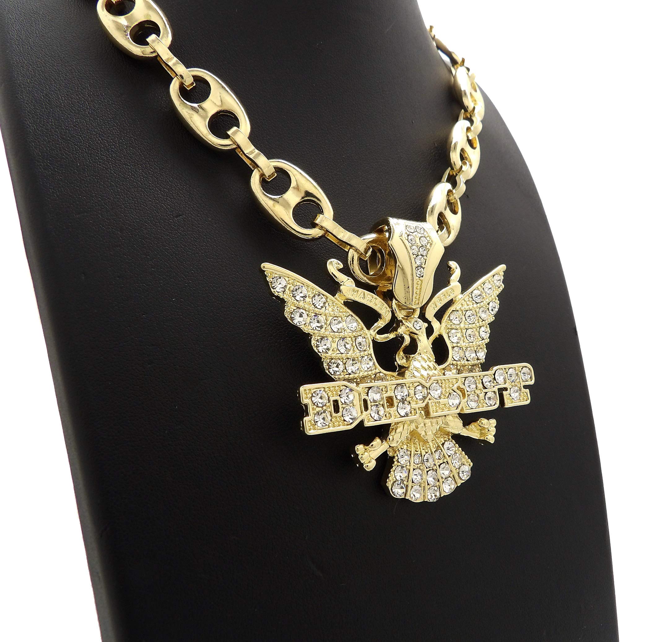 SJ ICED Out Dipset Pendant & 20