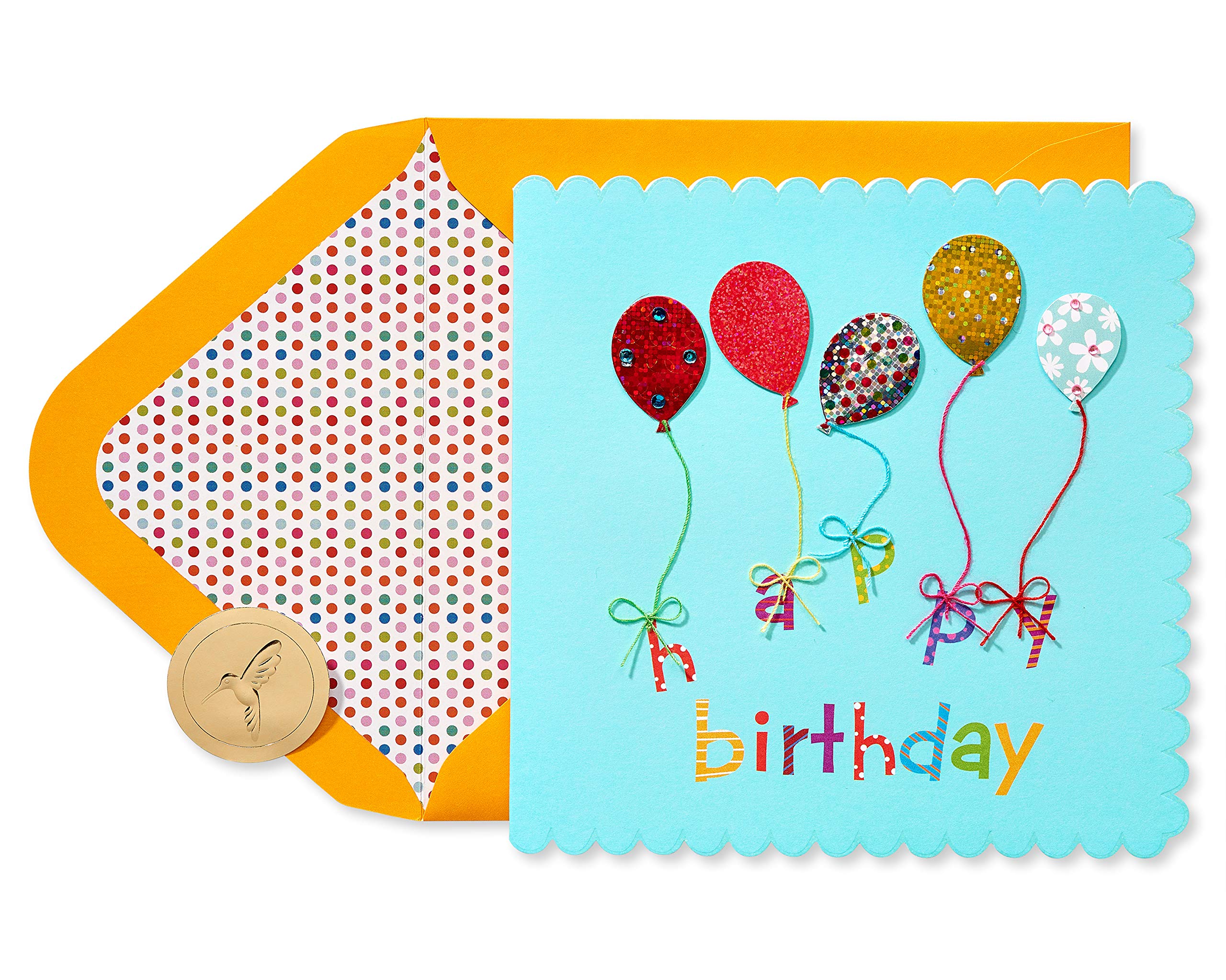 Papyrus Birthday Card - Elegant & Unique Greeting Card for Wonderful Birthday Celebrations | Perfect for Friends, Family & Loved Ones