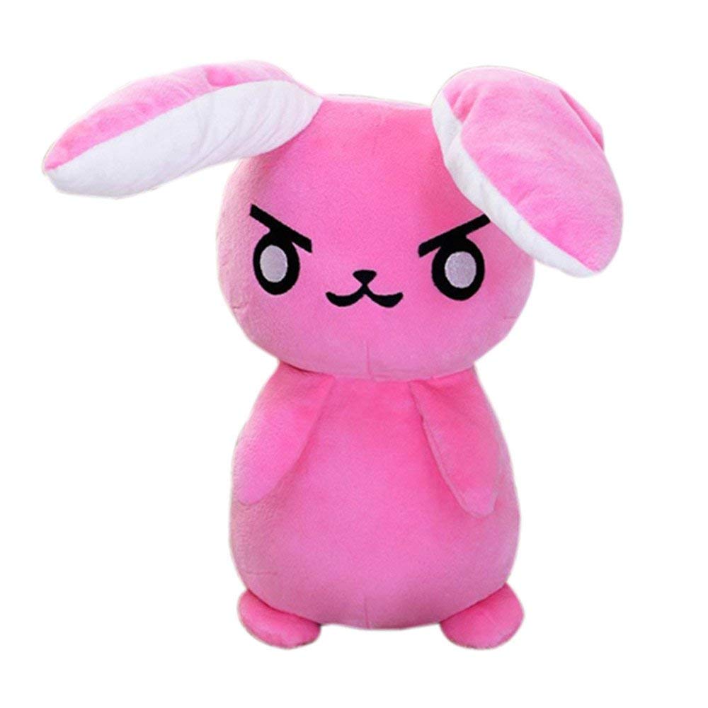 **D.Va Rabbit Plush Toy - 50cm Soft Stuffed Animal Doll from Overwatch Game, Anime Cosplay Prop, Kids Gift & Pillow for Bedroom Decor**