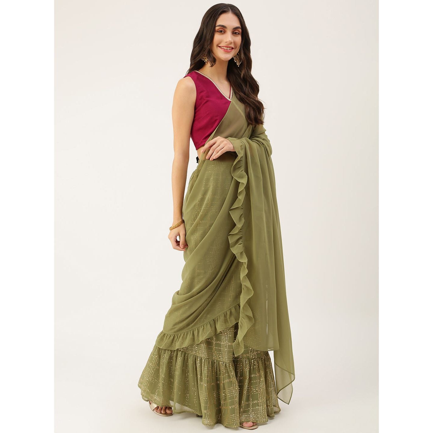 Stylish Pant Saree - Modern Fusion Wear Saree for Women | Perfect for Weddings, Parties & Festive Occasions