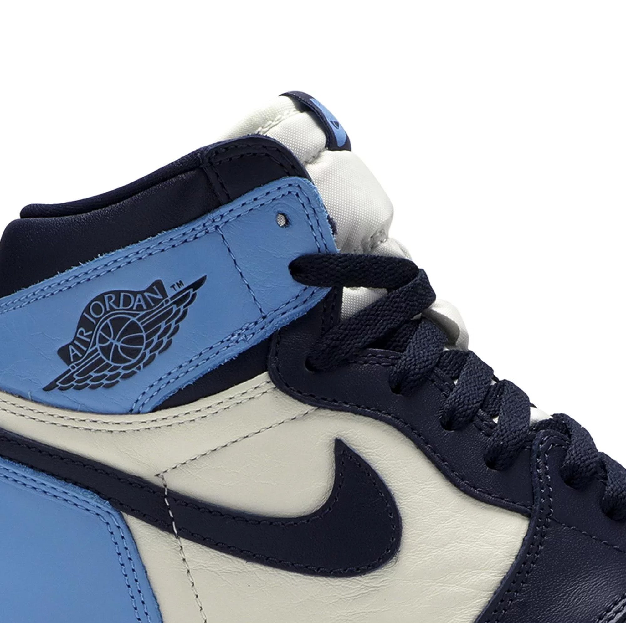 Air Jordan 1 Retro High OG 'Obsidian' Sneakers (2019 Release) - Men's Basketball Shoes for Streetwear & Casual Style