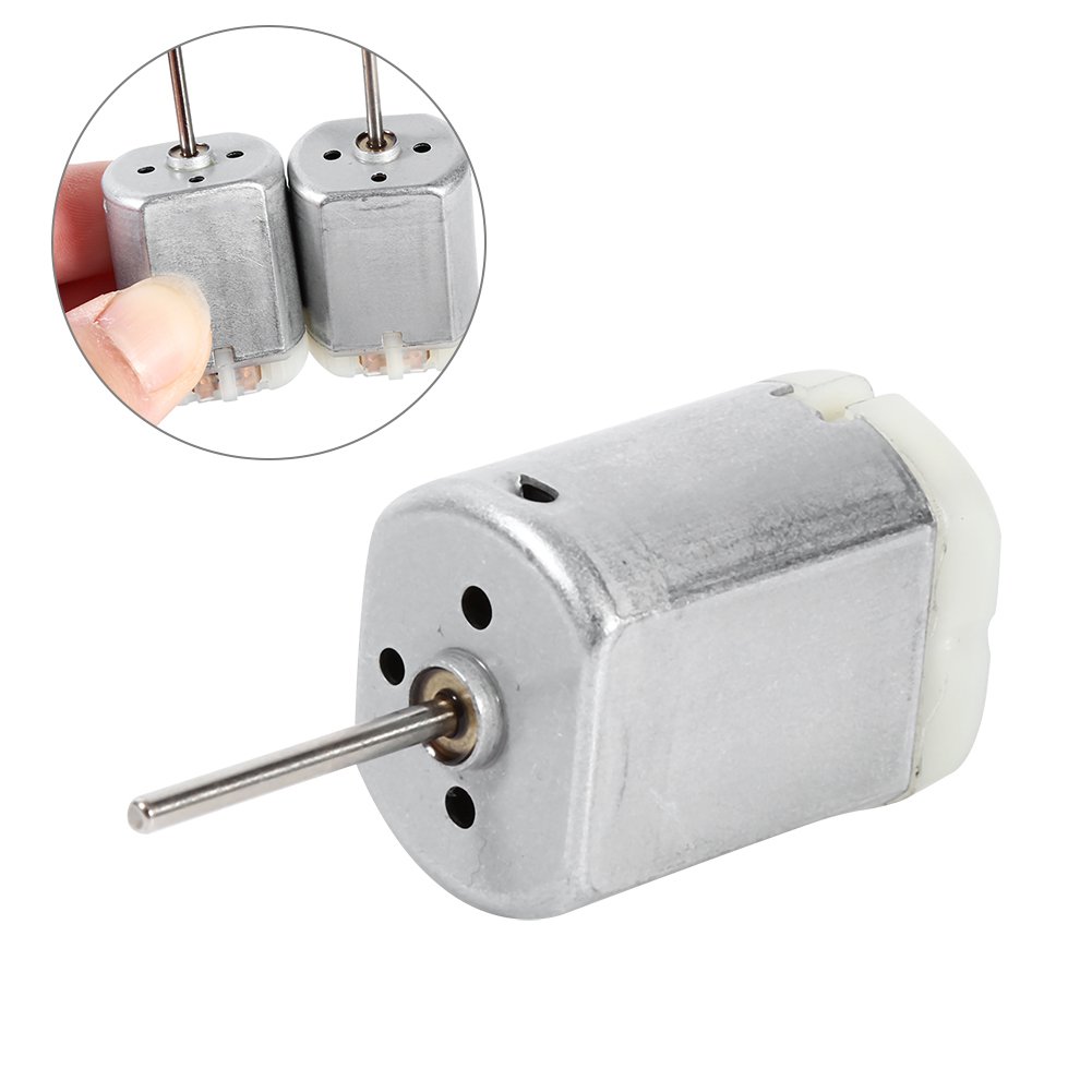 12V DC 22mm Shaft Universal Car Door Lock Actuator Motor - 1 Pair Power Locking Repair Kit for Long Shaft Replacement | Fits Most Vehicles | Ideal for DIY Auto Repair & Door Lock Maintenance