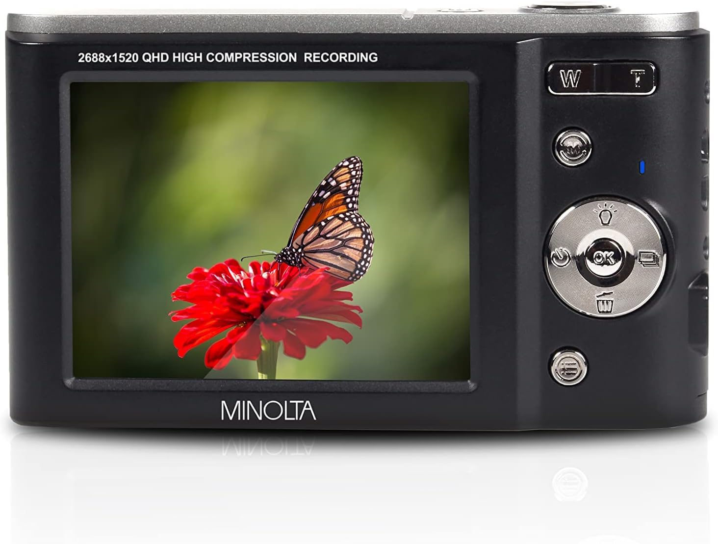 Minolta MND20 44MP Digital Camera - 2.7K Ultra HD Video, 3.0