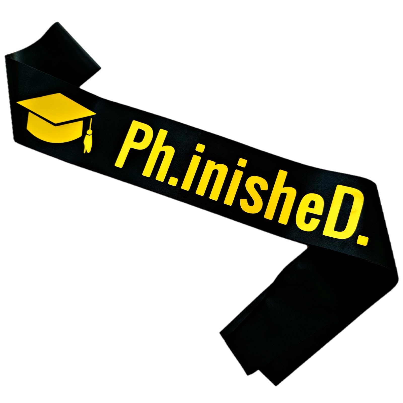Magnusson's PhD Graduation Sash - Perfect Gift for PhD Graduates & Survivors - Class of 2025 - Commencement Decor for Graduation Ceremonies, Parties & Office Displays