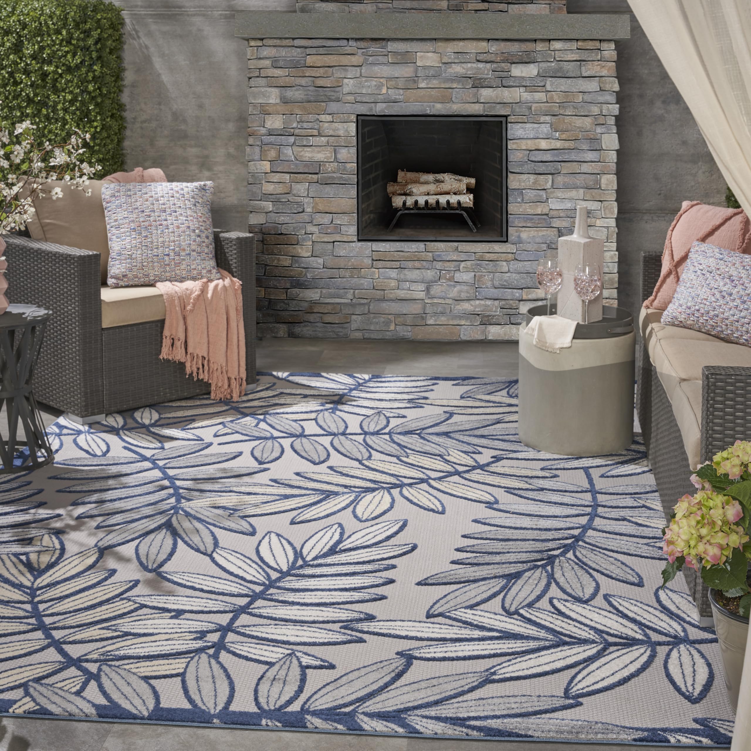 Nourison Aloha Indoor/Outdoor Area Rug - 7'10