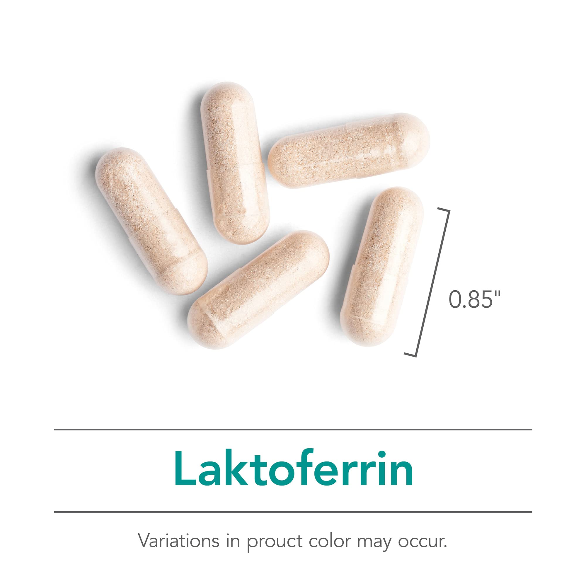Nutricology Lactoferrin Supplement 350mg - Bovine Colostrum Immune Support, Iron Absorption, Vegan Capsules (120 Count) - Boost Immunity & Gut Health for Adults & Kids