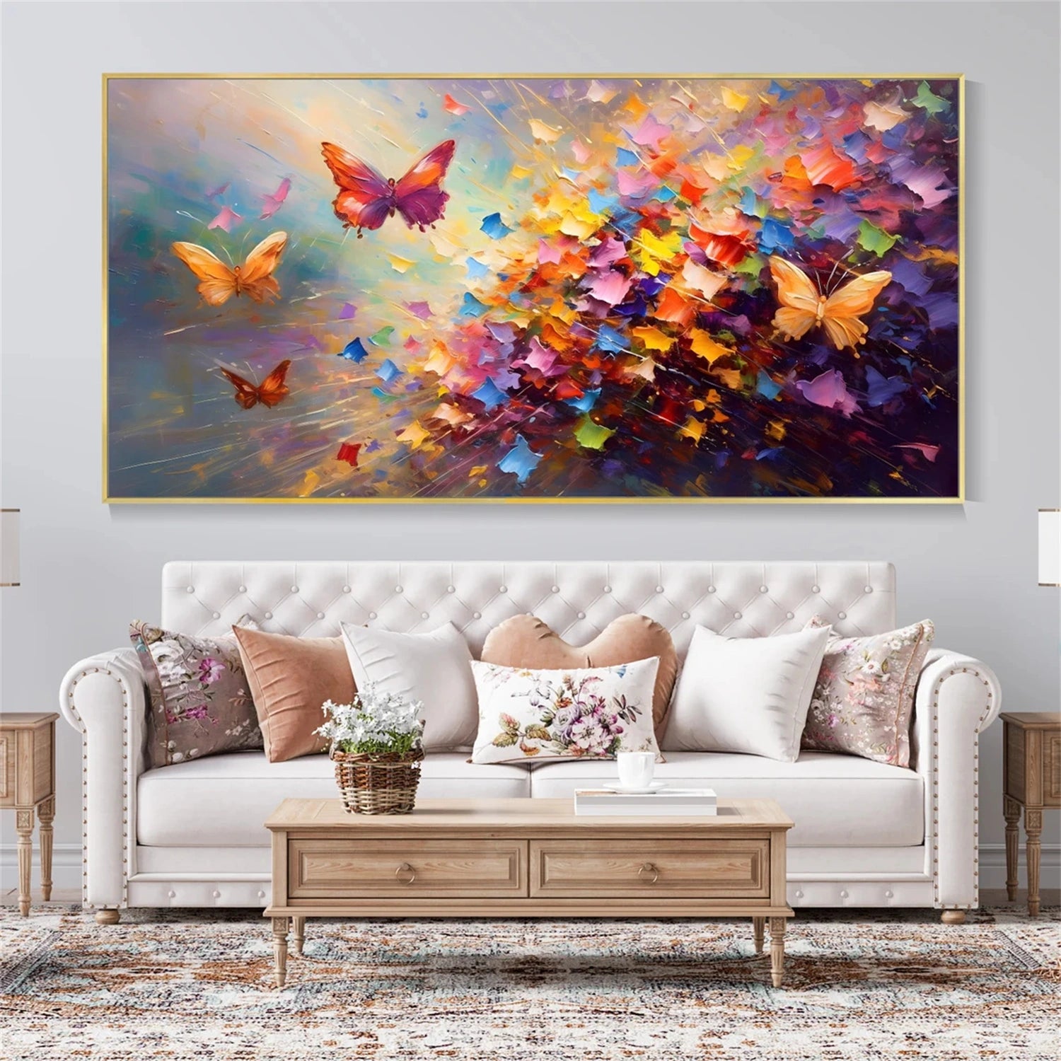 Animal Art Painting #AP098 - Handmade Canvas Wall Decor for Living Room, Bedroom & Office | Wildlife & Nature Inspired Artwork