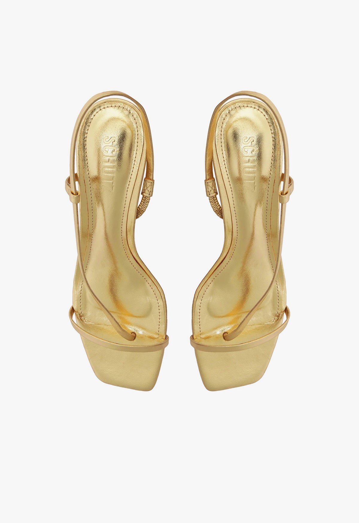 Heloise Metallic Nappa Sandal S24 - Mid Heel Height (S2184900010023) - Perfect for Evening Parties & Office Wear