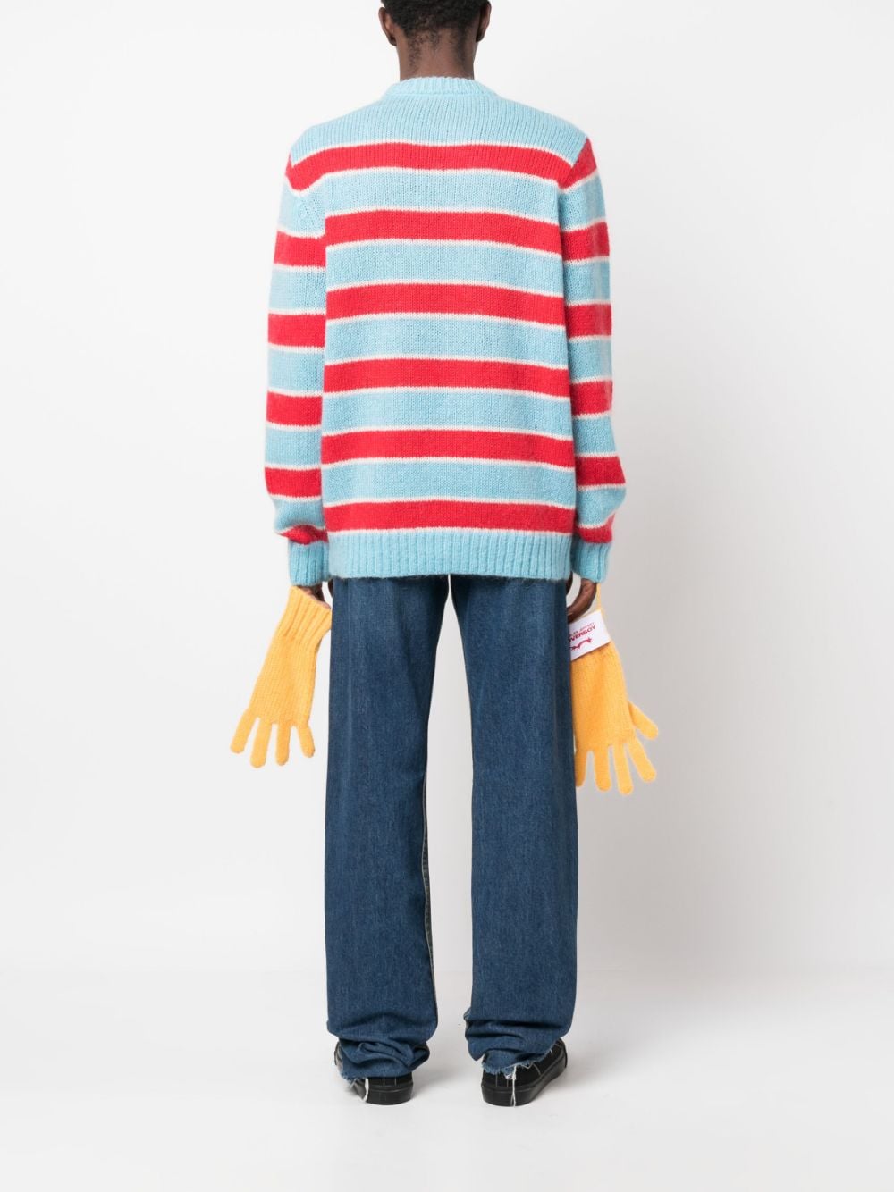 CHARLES JEFFREY LOVERBOY PRE Red Sweater for Men - Fashion Knitwear for Casual Wear & Street Style Outfits