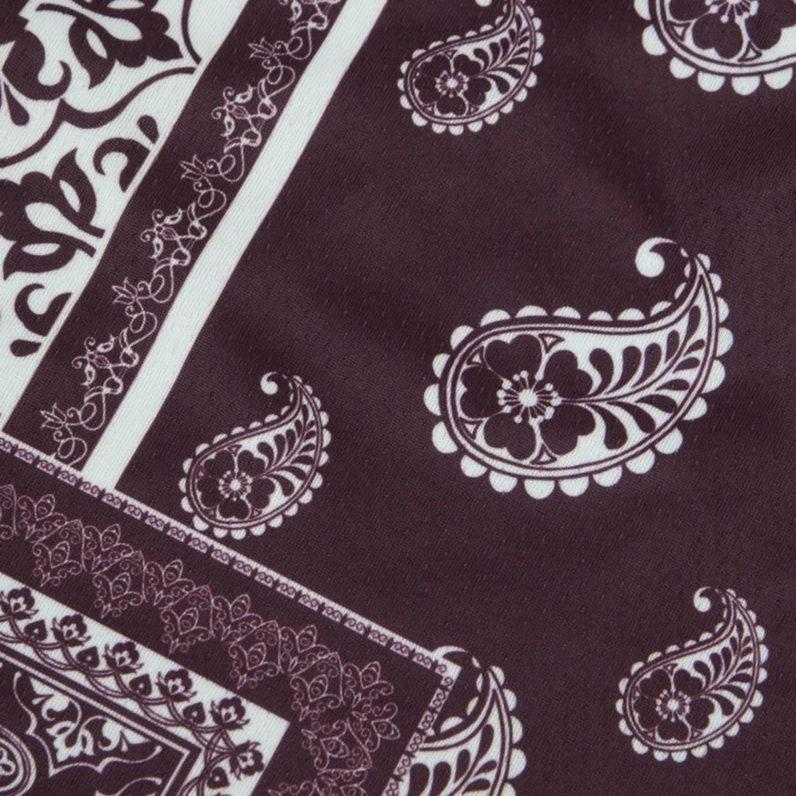 Men's Paisley Bandana Athletic Shorts - Breathable Mesh Gym Workout Running Shorts with Retro Graphic Design - Perfect for Beach, Sports & Casual Wear