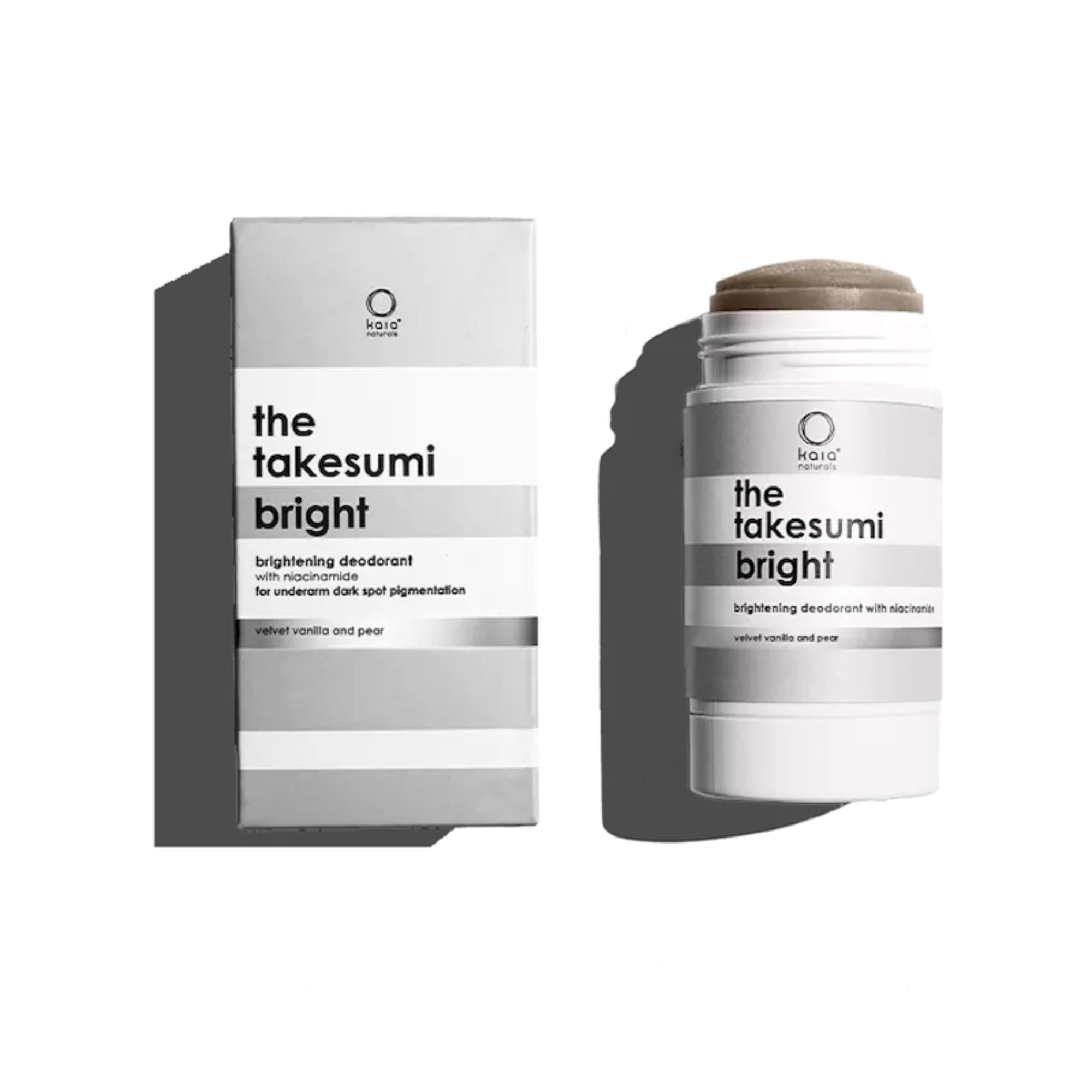 Niacinamide Brightening Deodorant - The Takesumi Bright for Odor Control & Skin Brightening | Fresh All Day for Workouts & Daily Use