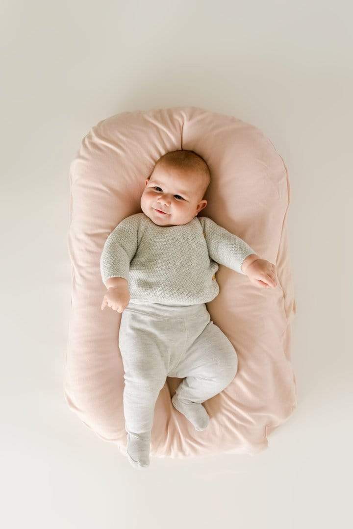 Organic Cotton Cover for Snuggle Me Infant Lounger - Soft & Breathable Baby Nest Cushion Protector - Perfect for Nursery, Playtime & Co-Sleeping