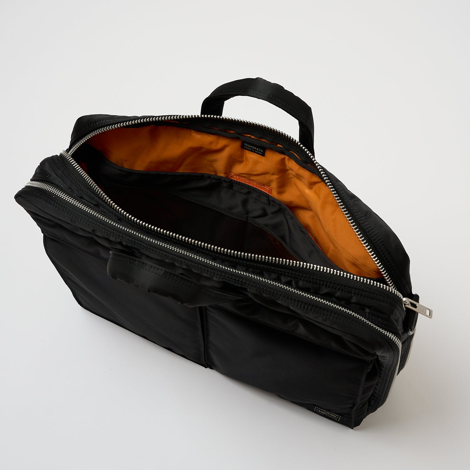 Porter Yoshida & Co. Tanker 2-Way Briefcase Bag - Stylish Black Leather Business Bag for Men & Women | Perfect for Office, Work, Travel & Daily Commute
